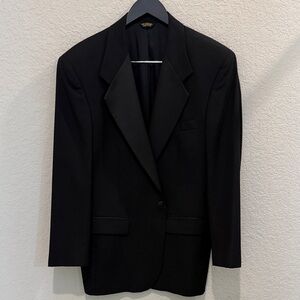 Pierre Balmain Classic Black Men's Blazer 42 L